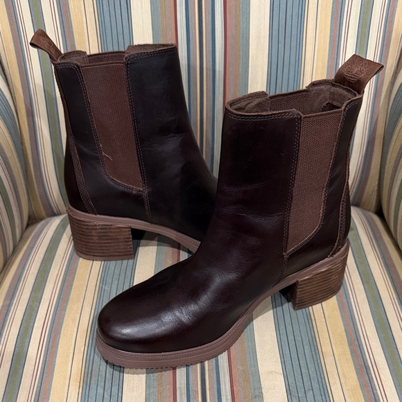 Timberland Shoes - Timberland Dark Brown Leather Ankle Boots